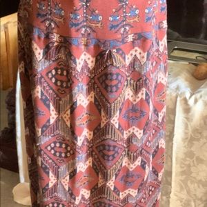 Peruvian Connection ethnic tile skirt sz XL